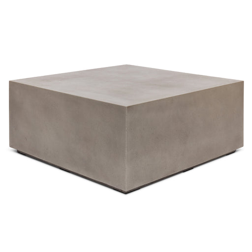 Urbia Modern Bloc Square Concrete Coffee Table