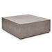 Urbia Modern Bloc Square Concrete Coffee Table