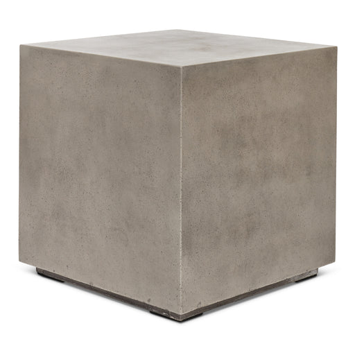 Urbia Modern Bloc Square Concrete End Table