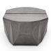 Urbia Mixx Geode Unique Shaped Concrete Coffee Table Dark Grey