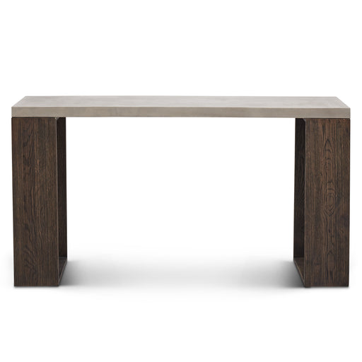 Urbia Indoor/Outdoor Natural Concrete Solid Oak Legs Heritage Console VGS-HERI-CON