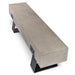 Urbia Modern Black Industrial Concrete Bench