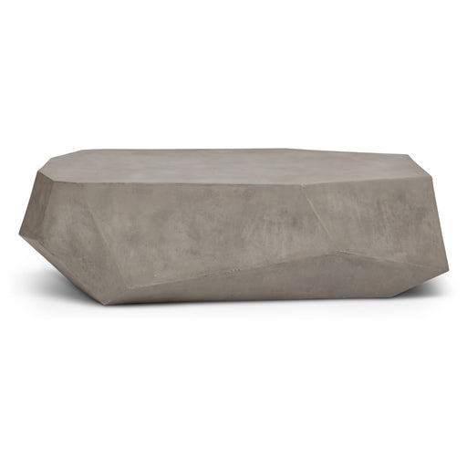 Urbia Mixx Kristal Unique Shaped Concrete Coffee Table Dark Grey