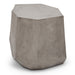 Urbia Mixx Kristal Unique Concrete End Table Dark Grey