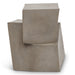 Urbia Mixx Marlow Unique Concrete End Table Dark Grey