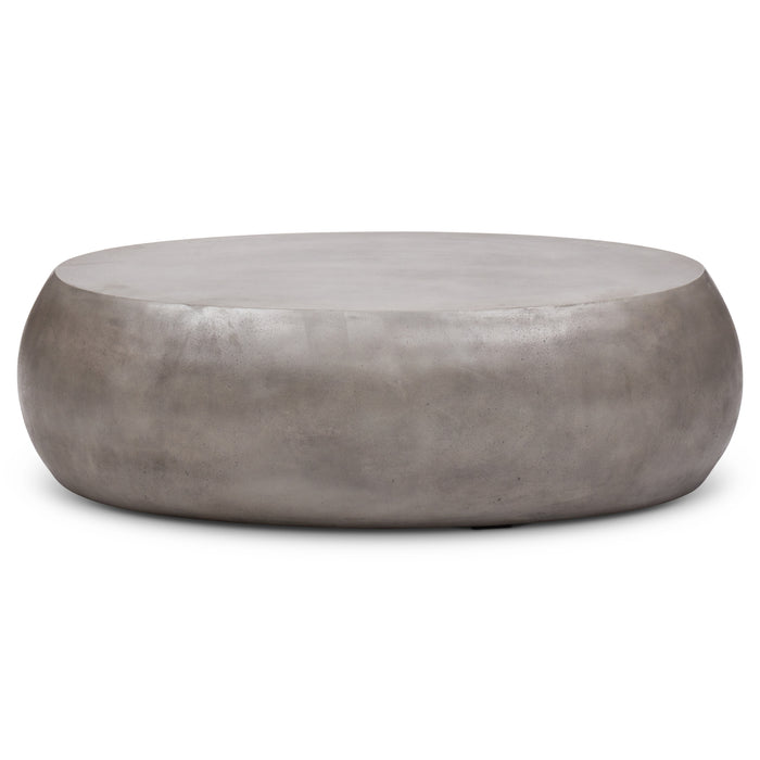 Urbia Unique Concrete Pebble Coffee Table Dark Grey