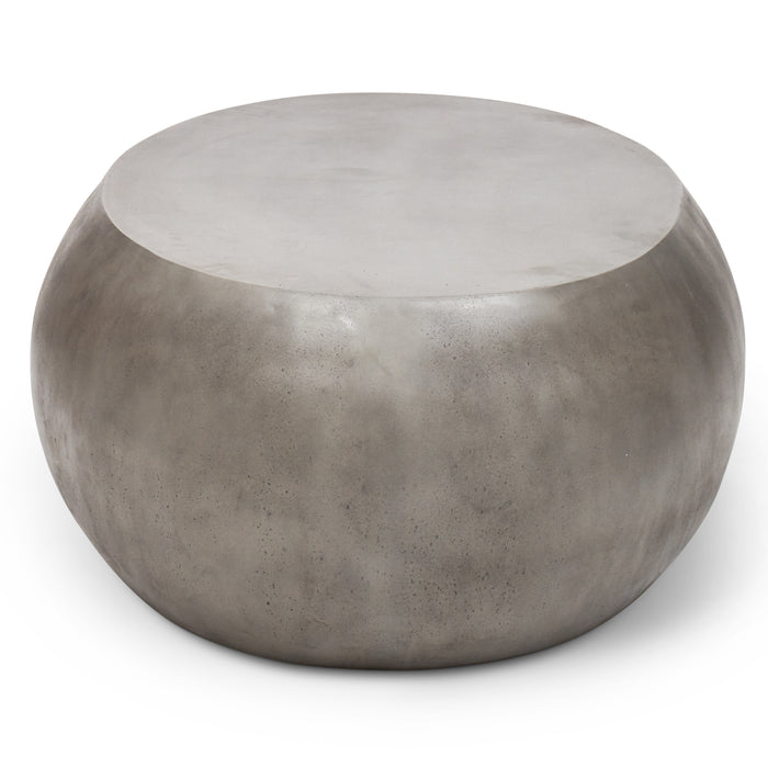 Urbia Unique Concrete Pebble Coffee Table Dark Grey