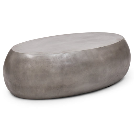 Urbia Unique Concrete Pebble Coffee Table Dark Grey