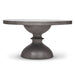 Urbia Mixx Spindle 59" Round Concrete Dining Table Dark Grey