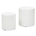 Urbia Modern Concrete Una Pedestal (Set of 2) Accent Stool