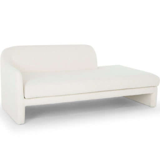 Urbia Aksel Metro Daybed Sofa Couch LAF White Bouclé Upholstery