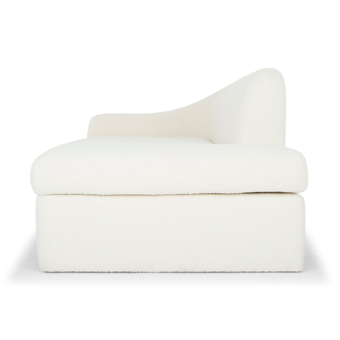 Urbia Aksel Metro Daybed Sofa Couch LAF White Bouclé Upholstery