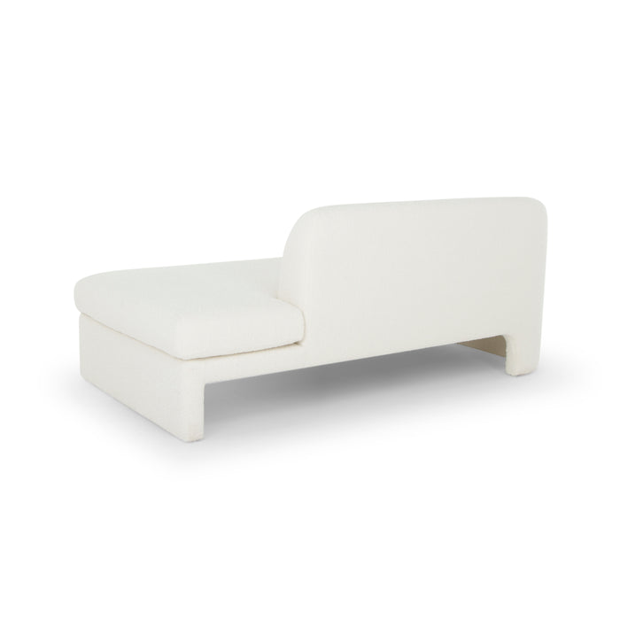 Urbia Aksel Metro Daybed Sofa Couch LAF White Bouclé Upholstery