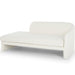 Urbia Aksel Metro Daybed Sofa Couch RAF White Bouclé Upholstery VSD-AKSEL-RHF-WHT