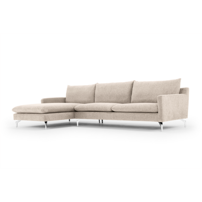 Urbia Modern Grey Anderson Chaise Sectional VSD-AND-LAF-BG