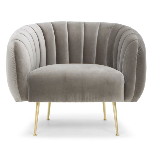 Urbia Modern Barrel Back Channeled Accent Chair