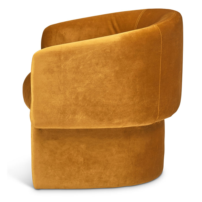 Urbia Modern Upholsetered Barrel Jessie Accent Chair