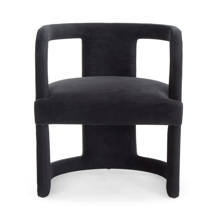 Urbia Modern Velvet Barrel Rory Accent Chair