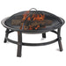 Brushed Copper Wood Burning Outdoor Fire Pit