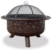Oil Rubbed Bronze Wood Burning Outdoor Fire Pit