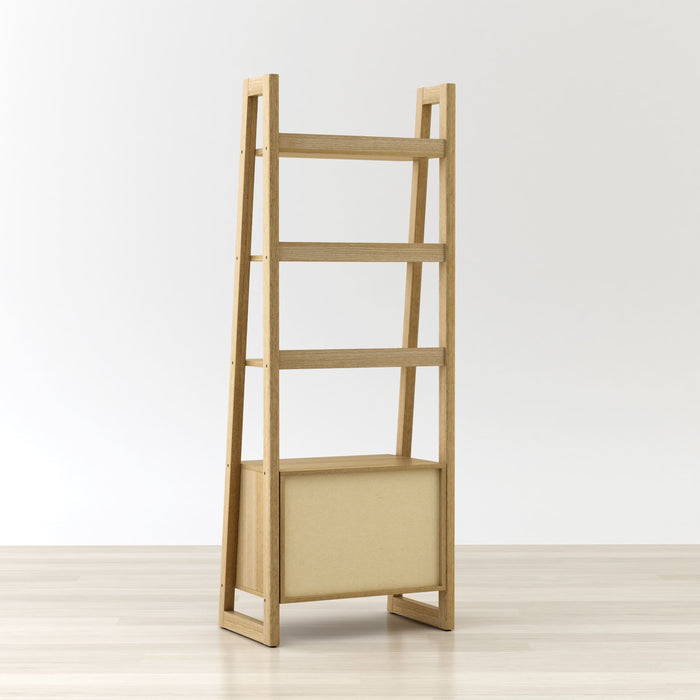 Anderson Teak Kathy Natural Beige Wood Ladder Shelf