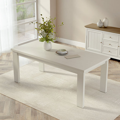 Anderson Teak Brentford White Veneer Rectangular Dining Table