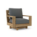 Anderson Teak Accent Chair Charcoal Anderson Teak Madera Outdoor Wood Swivel Armchair