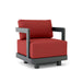 Anderson Teak Accent Chair Pomegranate Anderson Teak Granada Outdoor Aluminum Swivel Armchair