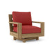 Anderson Teak Accent Chair Pomegranate Anderson Teak Madera Outdoor Wood Swivel Armchair