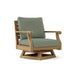 Anderson Teak Accent Chair Sage Anderson Teak Riviera Outdoor Wood Swivel Armchair