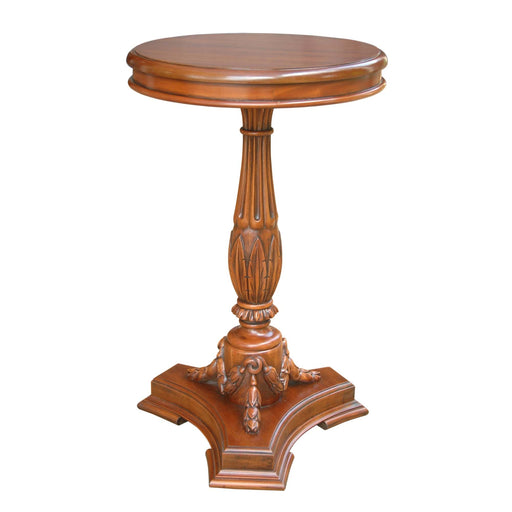 Anderson Teak Accent Table Anderson Teak Occasional Flower Wood Round Side Table