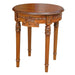 Anderson Teak Accent Table Anderson Teak Regency Flower Round Wood Side Table