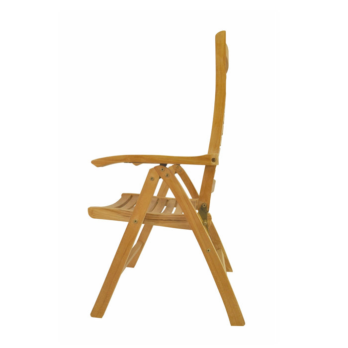 Anderson Teak Arm Chair Anderson Teak Carina 5-Position Highback Reclining Armchair