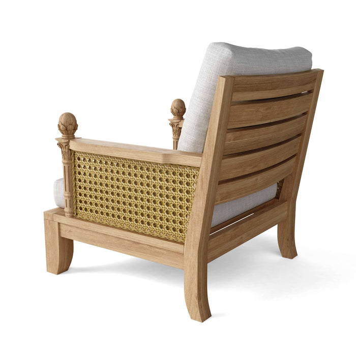 Anderson Teak Arm Chair Anderson Teak Luxe Outdoor Wood Deep Seating Armchair