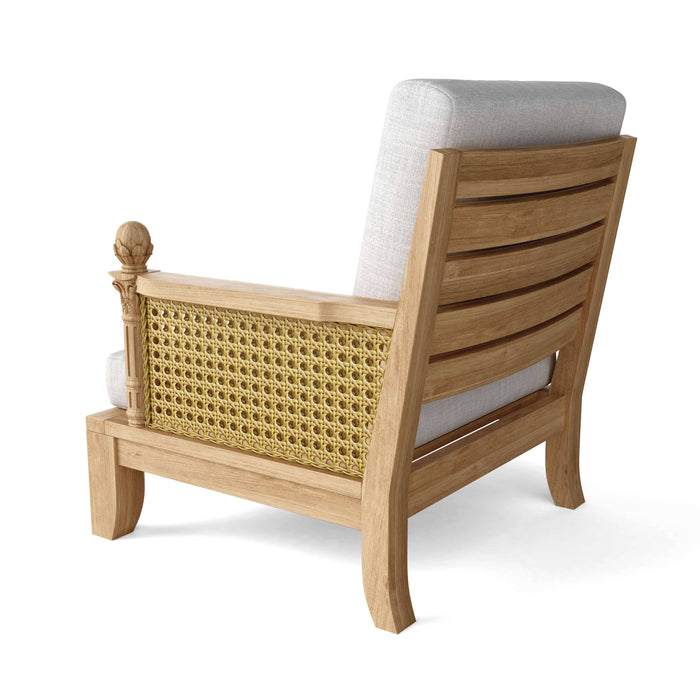 Anderson Teak Arm Chair Anderson Teak Luxe Outdoor Wood Deep Seating Left Modular