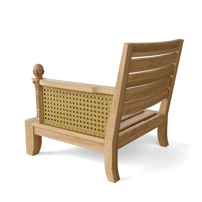 Anderson Teak Arm Chair Anderson Teak Luxe Outdoor Wood Deep Seating Left Modular