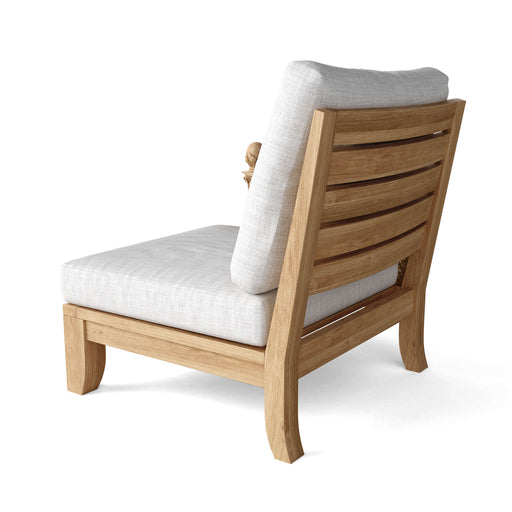 Anderson Teak Arm Chair Anderson Teak Luxe Outdoor Wood Deep Seating Right Modular