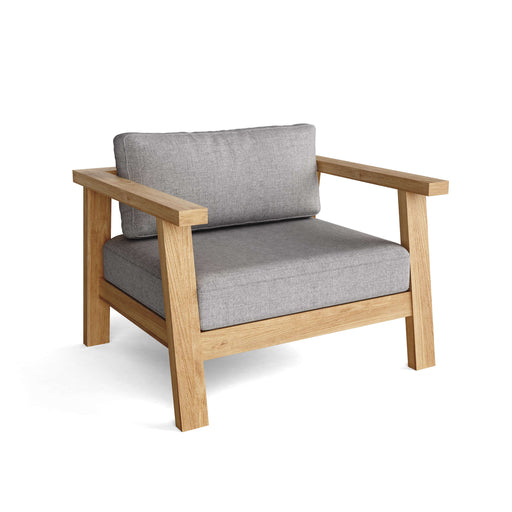 Anderson Teak Arm Chair Anderson Teak Palermo Outdoor Wood Deep Seating Armchair