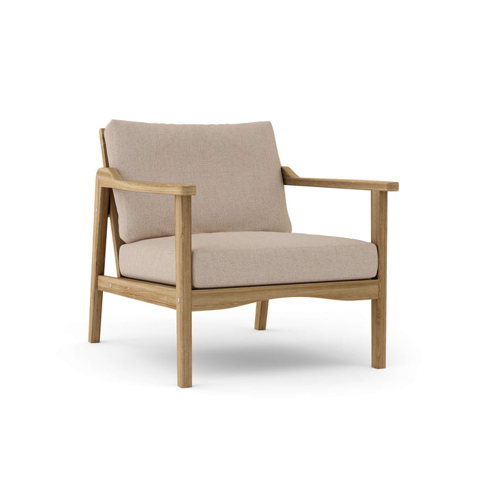 Anderson Teak Arm Chair Ash Anderson Teak Amalfi Outdoor Wood Deep Seating Armchair