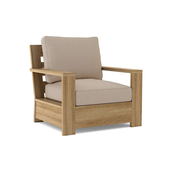 Anderson Teak Arm Chair Ash Anderson Teak Madera Outdoor Wood Deep Seating Armchair