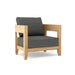 Anderson Teak Arm Chair Charcoal Anderson Teak Coronado Outdoor Wood Deep Seating Armchair