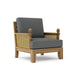 Anderson Teak Arm Chair Charcoal Anderson Teak Luxe Outdoor Wood Deep Seating Armchair