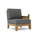 Anderson Teak Arm Chair Charcoal Anderson Teak Luxe Outdoor Wood Deep Seating Left Modular