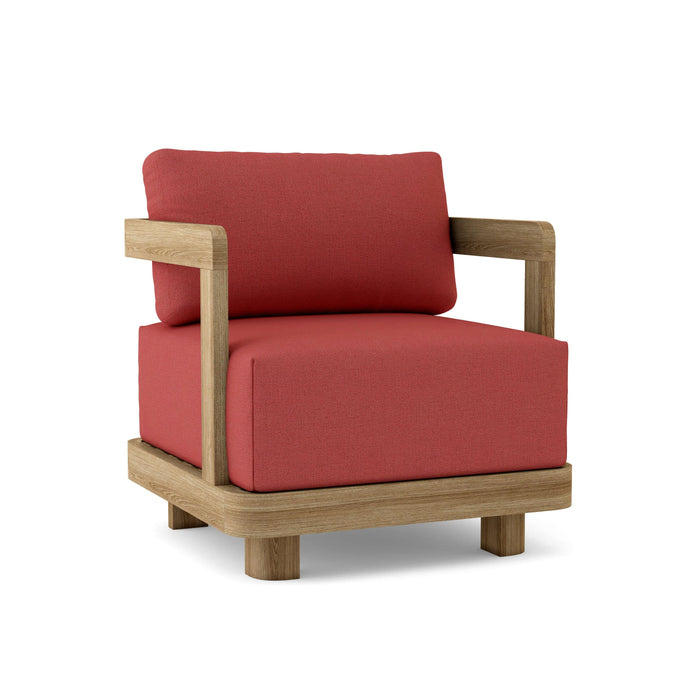 Anderson Teak Arm Chair Mist Anderson Teak Granada Outdoor Wood Deep Seating Armchair