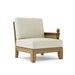 Anderson Teak Arm Chair Natural Anderson Teak Luxe Outdoor Wood Deep Seating Left Modular