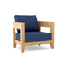 Anderson Teak Arm Chair Navy Anderson Teak Coronado Outdoor Wood Deep Seating Armchair