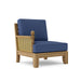 Anderson Teak Arm Chair Navy Anderson Teak Luxe Outdoor Wood Deep Seating Right Modular