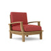 Anderson Teak Arm Chair Pomegranate Anderson Teak Brianna Outdoor Wood Deep Seating Armchair