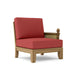 Anderson Teak Arm Chair Pomegranate Anderson Teak Luxe Outdoor Wood Deep Seating Left Modular