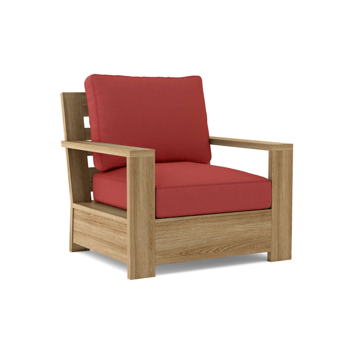 Anderson Teak Arm Chair Pomegranate Anderson Teak Madera Outdoor Wood Deep Seating Armchair